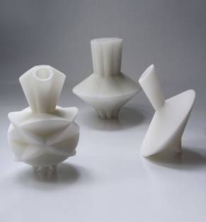 Picture 5. Shaped objects made by selective laser sintering technology